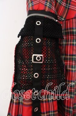 画像2: ACDC RAG / 冥闇 プリーツフレアスカート  レッド O-25-11-27-054-PU-SK-OW-OS