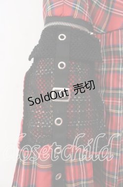 画像2: ACDC RAG / 冥闇 プリーツフレアスカート  レッド O-25-11-27-054-PU-SK-OW-OS