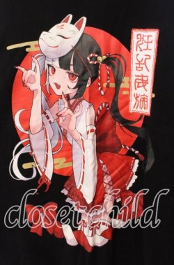 画像2: PSYCHO NATION / 寝田ルネ×PSYCHO NATION　巫女トレーナー 46 ブラック O-25-11-27-055-PU-TO-OW-OS