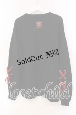 画像3: 【SALE】PSYCHO NATION / 寝田ルネ×PSYCHO NATION　巫女トレーナー 46 ブラック O-25-11-27-055-PU-TO-OW-ZT514