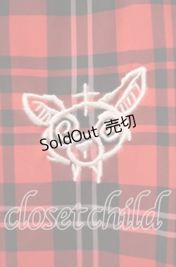 画像2: Grrr the Lipper / 満身創痍ジャージパンツ F レッド O-25-11-27-058-PU-PA-OW-OS