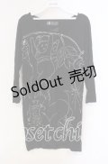 【SALE】HYSTERIC GLAMOUR / アンディウォーホル　ロングTシャツ F ブラック O-25-11-27-059-PU-TO-OW-ZT090