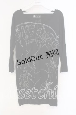 画像1: 【SALE】HYSTERIC GLAMOUR / アンディウォーホル　ロングTシャツ F ブラック O-25-11-27-059-PU-TO-OW-ZT090