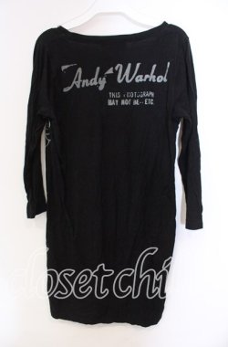 画像2: HYSTERIC GLAMOUR / アンディウォーホル　ロングTシャツ F ブラック O-25-11-27-059-PU-TO-OW-OS