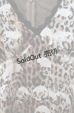 画像2: HYSTERIC GLAMOUR / レオパードスカル柄チュニック F ブラウン O-25-11-27-060-PU-TO-OW-ZT455