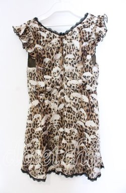 画像3: HYSTERIC GLAMOUR / レオパードスカル柄チュニック F ブラウン O-25-11-27-060-PU-TO-OW-OS