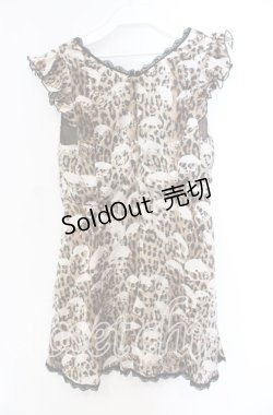 画像3: HYSTERIC GLAMOUR / レオパードスカル柄チュニック F ブラウン O-25-11-27-060-PU-TO-OW-ZT455