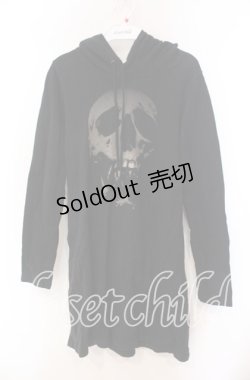 画像1: HYSTERIC GLAMOUR / スカルベリーパーカーワンピース F ブラック O-25-11-27-061-PU-OP-OW-OS