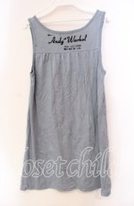 画像3: 【SALE】HYSTERIC GLAMOUR / バードptタンクトップ F サックス O-25-11-27-065-PU-TO-OW-ZT456 (3)