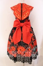 画像6: Royal Princess Alice / 悪鬼彼岸花帯付きドレス  アカ×クロ O-25-11-27-005-LO-JA-IG-OS (6)