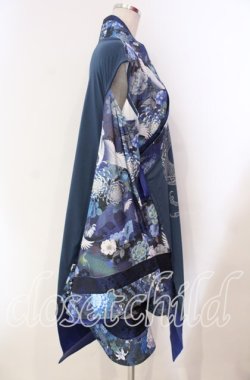 画像4: Qutie Frash / 肩あき着物カーデ  ブルー O-25-11-27-069-QU-TO-OW-OS