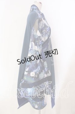 画像4: Qutie Frash / 肩あき着物カーデ  ブルー O-25-11-27-069-QU-TO-OW-OS