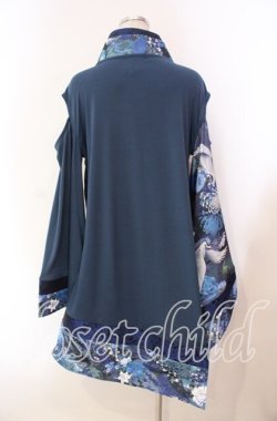 画像5: Qutie Frash / 肩あき着物カーデ  ブルー O-25-11-27-069-QU-TO-OW-OS