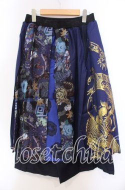 画像3: Qutie Frash / 8部丈ハカマパンツ  ブルー O-25-11-27-071-QU-PA-OW-OS