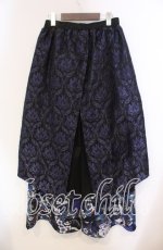 画像3: Qutie Frash / 和柄ワイドパンツ  ブルー O-25-11-27-072-QU-PA-OW-ZI (3)
