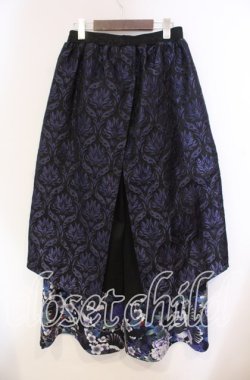 画像3: Qutie Frash / 和柄ワイドパンツ  ブルー O-25-11-27-072-QU-PA-OW-OS