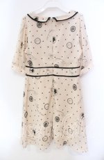 画像3: 【SALE】Fi.n.t / モチーフドットワンピース  薄ピンク×クロ O-25-11-27-076-CA-OP-IG-ZT319 (3)