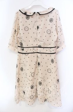 画像3: Fi.n.t / モチーフドットワンピース  薄ピンク×クロ O-25-11-27-076-CA-OP-IG-OS