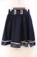 画像1: Amavel / ダブル釦サススカート  ネイビー O-25-11-27-081-CA-OP-IG-OS (1)