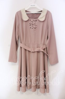 画像1: an another angelus / ローズカットワンピース  ピンク O-25-11-27-084-CA-OP-IG-OS