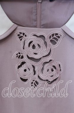 画像2: an another angelus / ローズカットワンピース  ピンク O-25-11-27-084-CA-OP-IG-OS