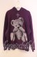 画像1: TRAVAS TOKYO / クマプリントプルオーバーパーカー  パープル O-25-11-27-085-PU-TO-IG-OS (1)