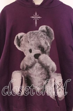 画像2: TRAVAS TOKYO / クマプリントプルオーバーパーカー  パープル O-25-11-27-085-PU-TO-IG-OS