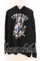 TRAVAS TOKYO / 適当緑コラボパーカー  ブラック O-25-11-27-086-PU-TO-IG-OS