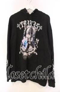 TRAVAS TOKYO / 適当緑コラボパーカー  ブラック O-25-11-27-086-PU-TO-IG-OS