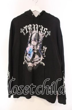 画像1: TRAVAS TOKYO / 適当緑コラボパーカー  ブラック O-25-11-27-086-PU-TO-IG-OS