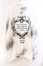画像3: 【SALE】TRAVAS TOKYO / 汚し加工クマスウェットトレーナー  ホワイト O-25-11-27-087-PU-TO-IG-ZT039 (3)