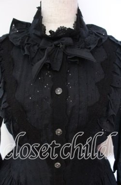 画像2: ALICE and the PIRATES / Le jardin secretシャツワンピース  クロ O-25-11-27-009-PA-OP-IG-OS