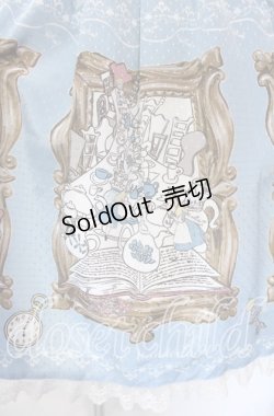 画像3: BABY,THE STARS SHINE BRIGHT / Alice In Wonderlandエプロンジャンパースカート  サックス O-25-11-27-010-BA-OP-IG-OS