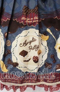 画像3: Angelic Pretty / Antique Chocolaterieパールジャンパースカート  ブルー O-25-11-27-011-AP-OP-IG-OS