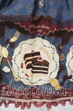 画像4: Angelic Pretty / Antique Chocolaterieパールジャンパースカート  ブルー O-25-11-27-011-AP-OP-IG-OS