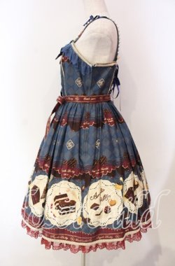 画像6: Angelic Pretty / Antique Chocolaterieパールジャンパースカート  ブルー O-25-11-27-011-AP-OP-IG-OS