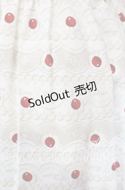 画像2: Q-pot. / チェリーポルカドットスカート M アカｘシロ O-25-11-27-012-QP-SK-YM-OS