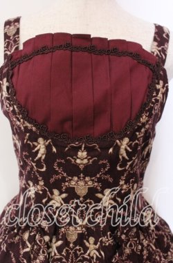 画像2: Innocent World / ピエトロエンジェルジャンパースカート M ワイン O-25-11-27-014-IW-OP-IG-OS