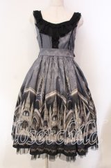 axes femme kawaii / クラシックカテドラルワンピース  クロ O-25-11-27-016-AX-OP-IG-OS