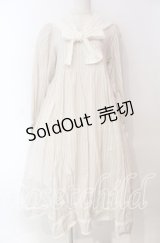 EXCENTRIQUE / スクエアネックワンピース OS アイボリー O-25-11-27-019-EL-OP-IG-OS