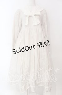 EXCENTRIQUE / スクエアネックワンピース OS アイボリー O-25-11-27-019-EL-OP-IG-OS