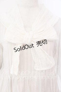 画像2: EXCENTRIQUE / スクエアネックワンピース OS アイボリー O-25-11-27-019-EL-OP-IG-OS