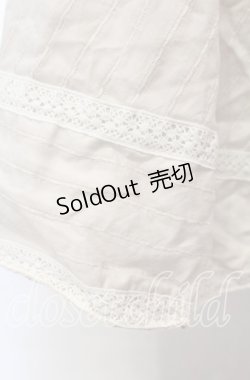 画像4: EXCENTRIQUE / スクエアネックワンピース OS アイボリー O-25-11-27-019-EL-OP-IG-OS