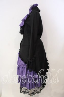 画像4: MARBLE / カメオタイ付き 全身コーディネート ヴァンパイアドレスセット  ブラック×パープル O-25-11-27-020-GO-OP-OW-OS
