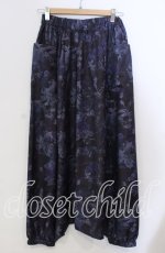 画像1: 【SALE】NieR CLOTHING / DARK ROSE FANTASIA SUPER LOOSE SAROUEL PANTS サルエルパンツ  パープル×ブラック O-25-11-28-001-PU-PA-IG-ZT454 (1)