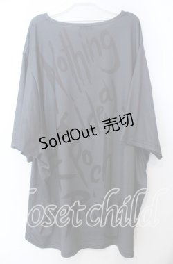 画像2: NieR Clothing / フェイスプリントオーバーサイズカットソー  ブラック O-25-11-28-005-PU-TO-IG-OS