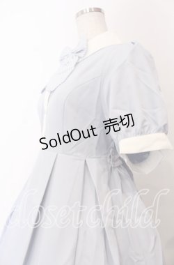 画像2: Amavel / Diner Girlワンピース F サックス O-25-11-28-044-CA-OP-OW-OS