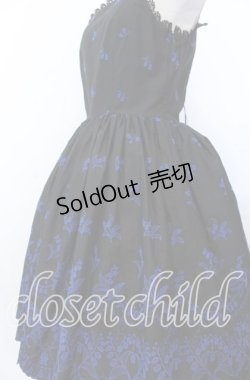 画像2: Moi-meme-Moitie / May lilyジャンパースカート 9号 ブラック×ブルー O-25-11-28-047-MO-OP-OW-OS