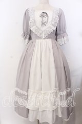 Chalmiere / シュエットワンピース M グレー O-25-11-28-048-LO-OP-OW-OS