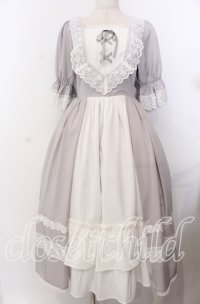 Chalmiere / シュエットワンピース M グレー O-25-11-28-048-LO-OP-OW-OS